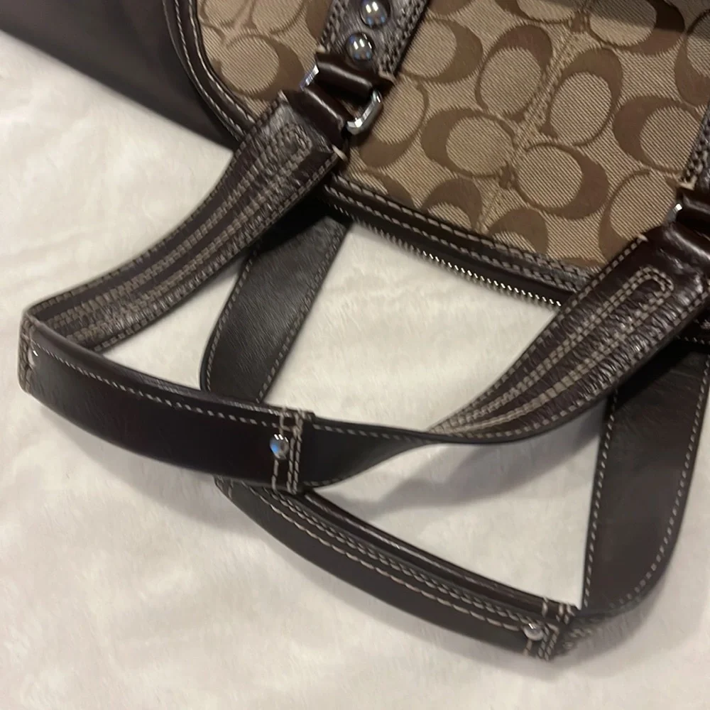 Coach Signature series. New without tags. Never used.  Dust bag included. - Picture 7 of 7